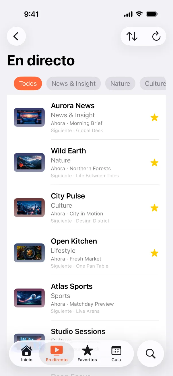 Configuración de fuente Tellyra en iPhone